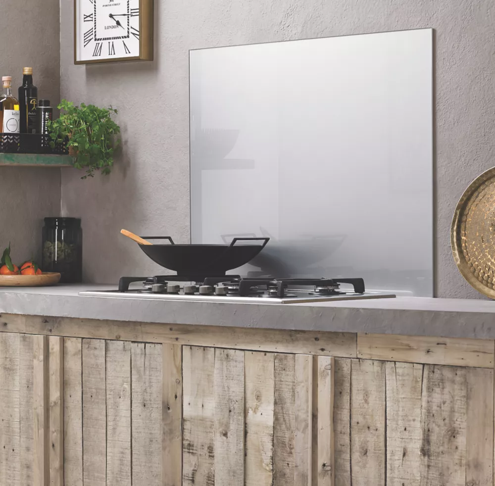 Splashback Silver Metallic Self-Adhesive Splashback 900 X 750 X 6mm - Image 2