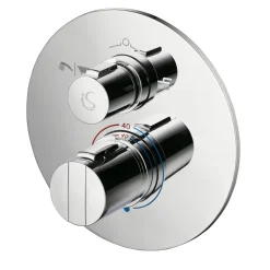 Ideal Standard Concept Easybox Slim Concealed Thermostatic Mixer Shower Valve & Diverter Fixed Chrome