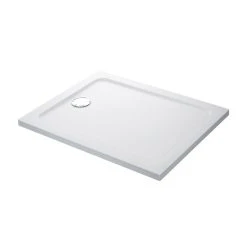 Mira Flight Safe Rectangular Shower Tray White 1000 X 760 X 40mm