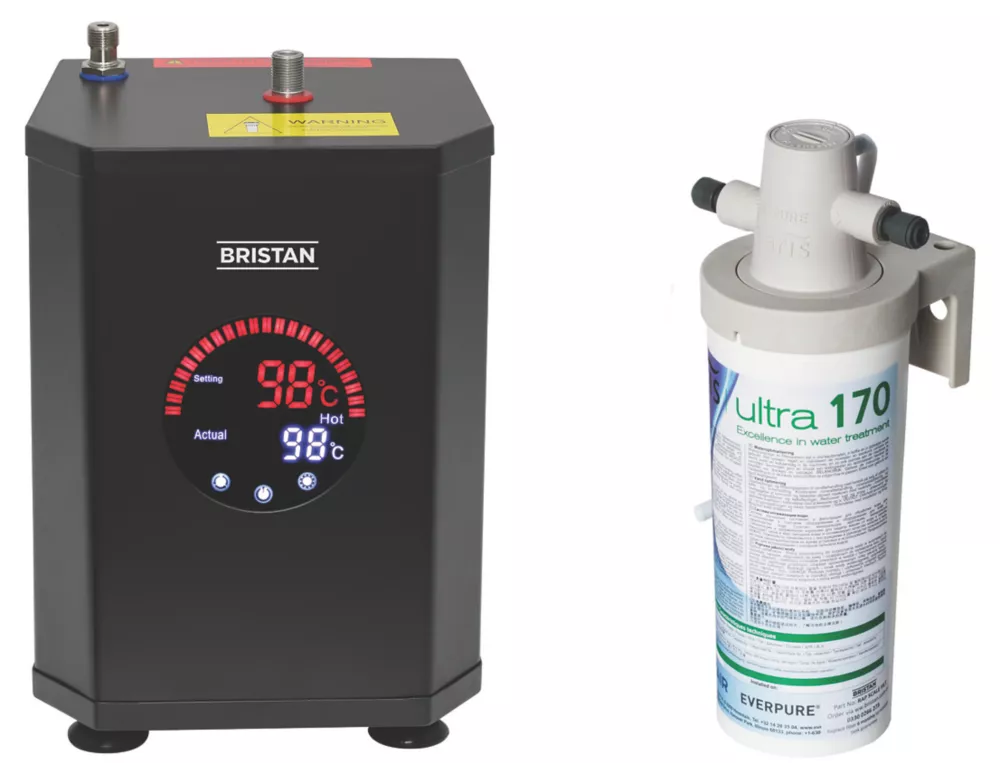 Bristan Gallery Rapid Boiling 3-in-1 Scale Filter Sink Mixer Chrome - Image 3