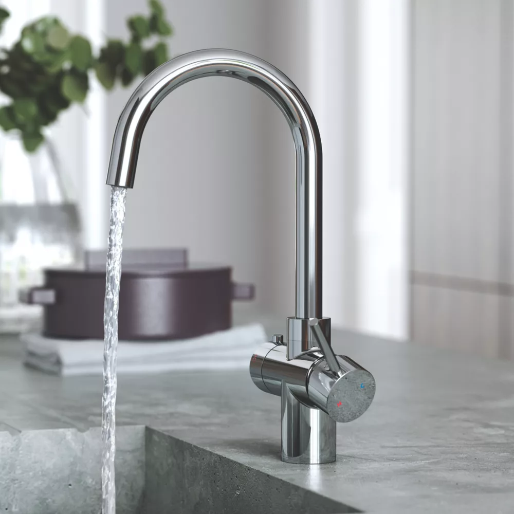 Bristan Gallery Rapid Boiling 3-in-1 Scale Filter Sink Mixer Chrome - Image 5