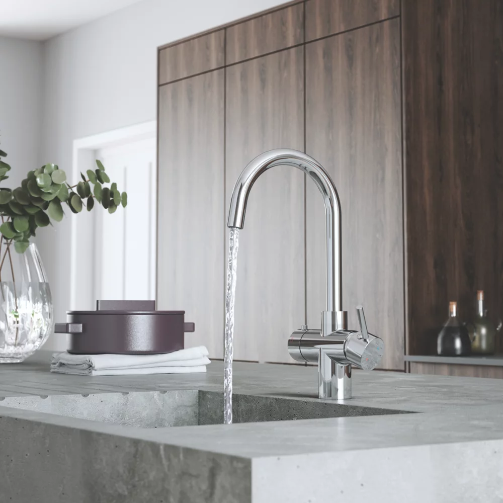 Bristan Gallery Rapid Boiling 3-in-1 Scale Filter Sink Mixer Chrome - Image 6