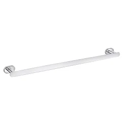 Aqualux Sandown Single Towel Bar Chrome 66 X 6 X 9.5cm
