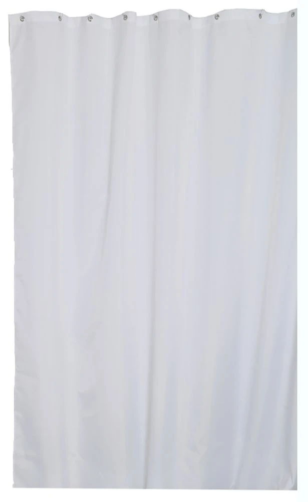 Croydex Textile Shower Curtain White 1800 X 1800mm