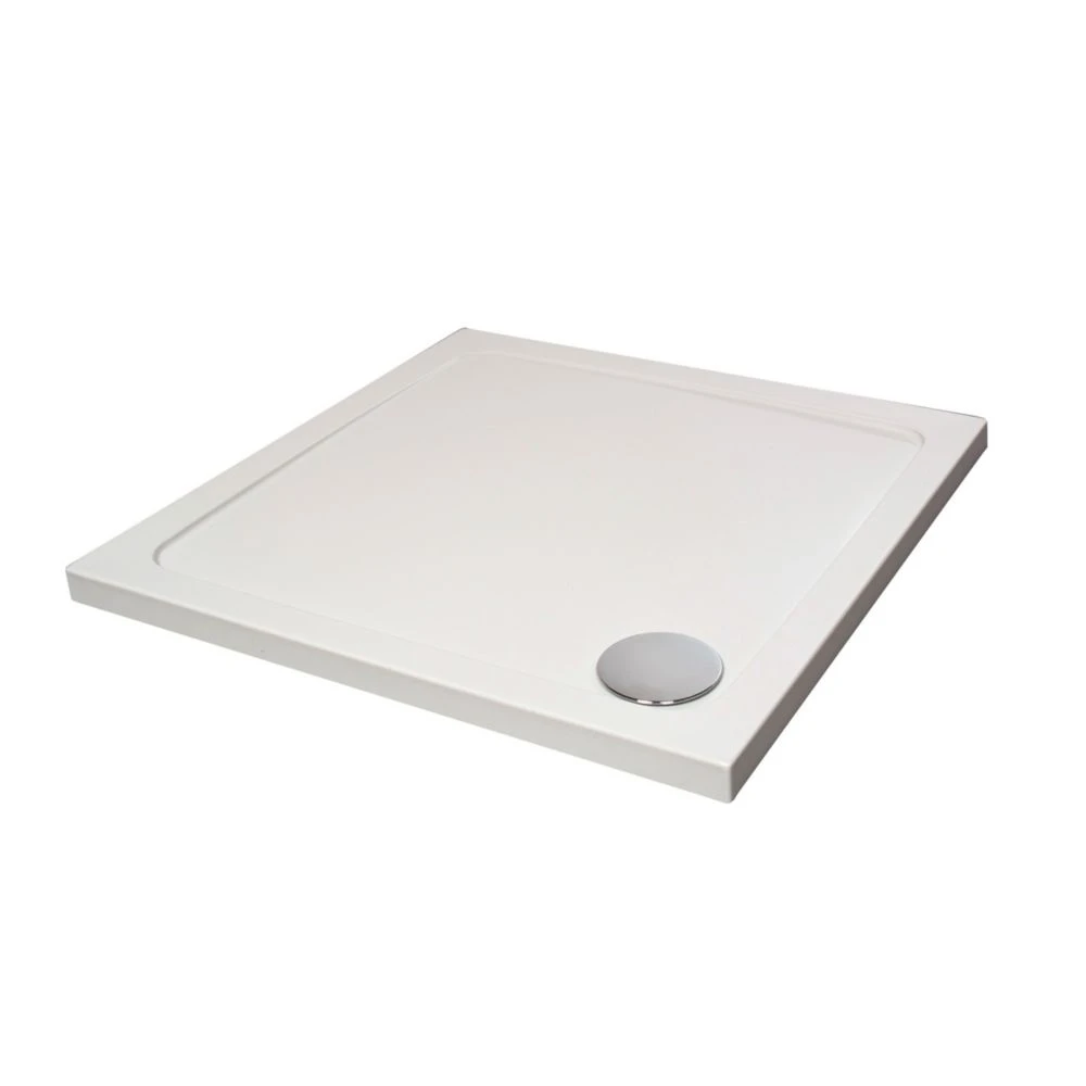 Aqualux Aquarius 6 Frameless Square Shower Enclosure & Tray Reversible Left/Right Opening Chrome 800 X 800 X 1900mm - Image 2