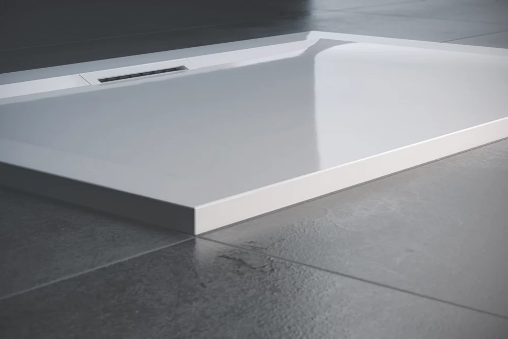 Mira Flight Level Rectangular Shower Tray Gloss White 1400 X 760 X 25mm - Image 3