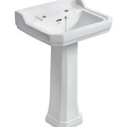Ideal Standard Waverley Full Pedestal Basin 2 Tap Holes 560mm