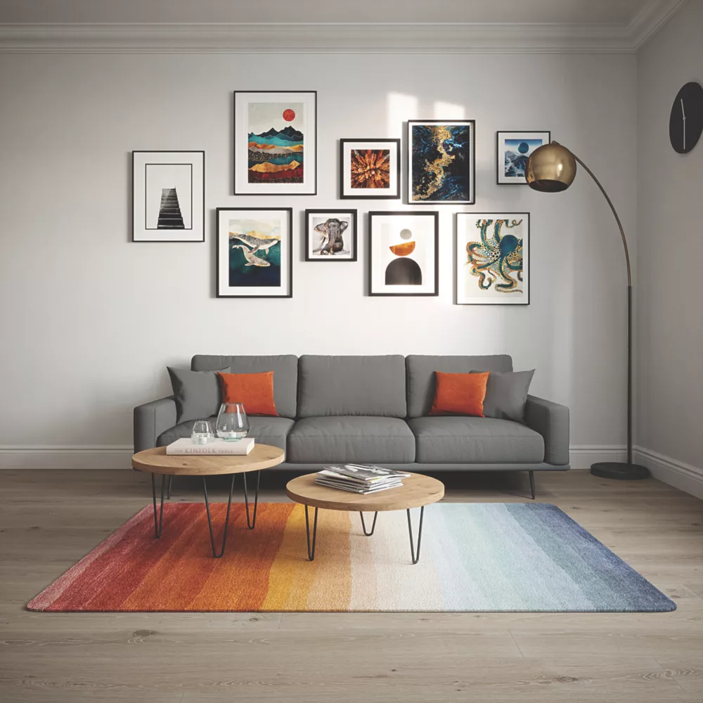 Rothley 2-Pin Hairpin Worktop Leg Matt Black 350mm - Image 2