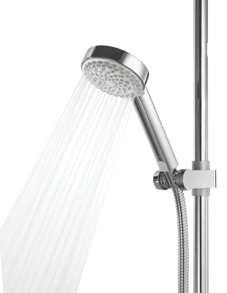 Aqualisa Visage Smart Gravity-Pumped Rear-Fed Chrome Thermostatic Smart Shower With Bath Overflow Filler - Image 4