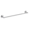 Aqualux Perth Single Towel Bar Chrome 66 X 6 X 9.5cm