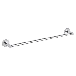 Aqualux Perth Single Towel Bar Chrome 66 X 6 X 9.5cm