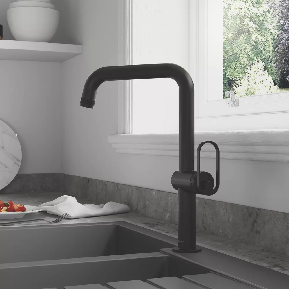 Clearwater Juno Monobloc Tap Matt Black - Image 2