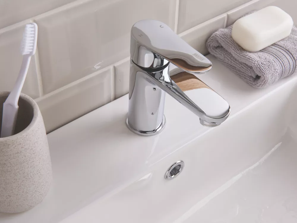 Bristan Ertz Basin Mixer With Clicker Waste Chrome - Image 4