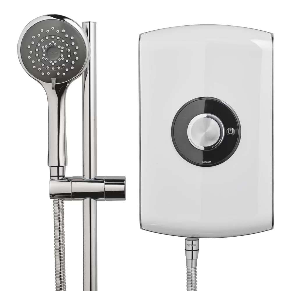 Triton Amore Gloss White 9.5kW Electric Shower - Image 2