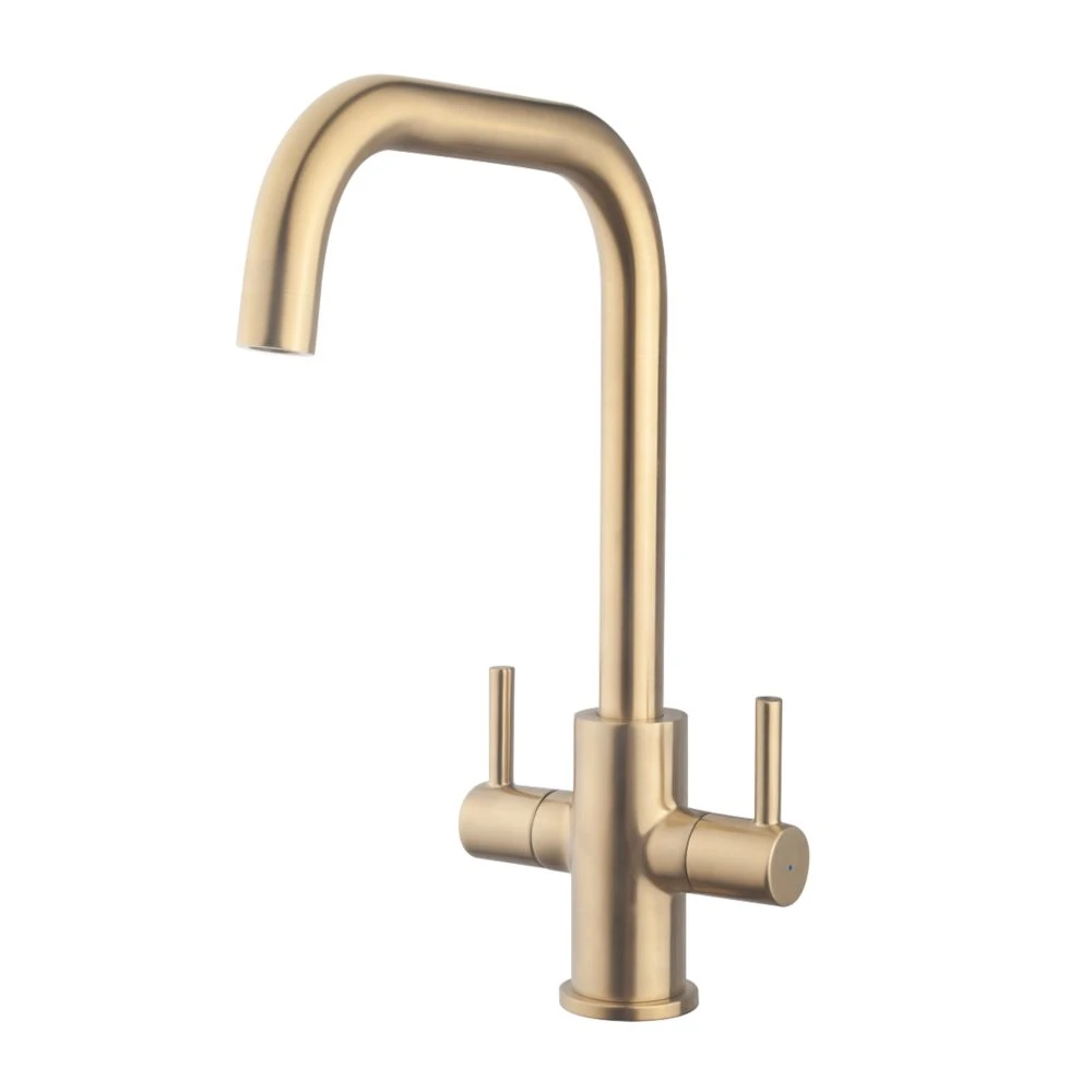 Swirl Tap Brushed Brass