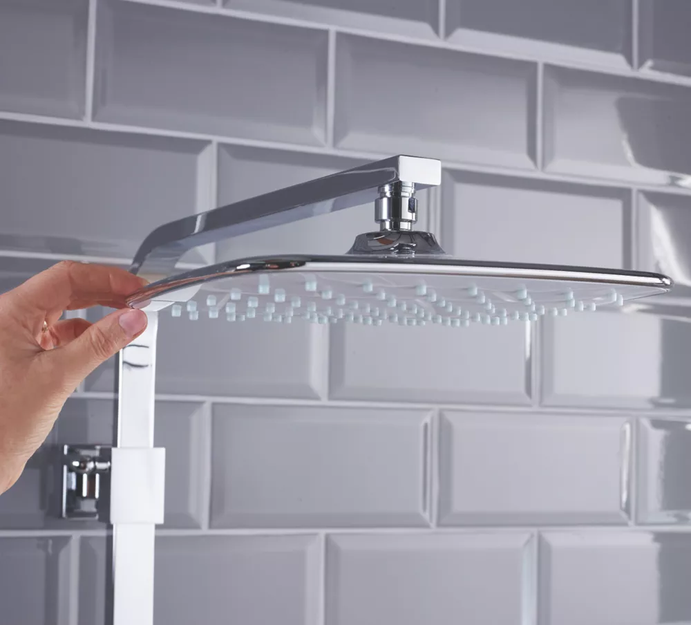 Bristan Craze Rear-Fed Exposed Chrome Thermostatic Bar Mixer Shower With Adjustable Riser Kit & Diverter - Image 3