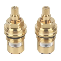 Bristan 1/2" BSP Quarter Turn Ceramic Tap Valves Pack