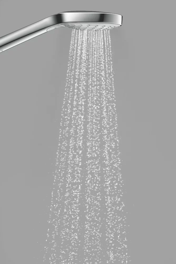 Hansgrohe Croma Select E Vario EcoSmart Shower Kit Modern Design Chrome / White - Image 3