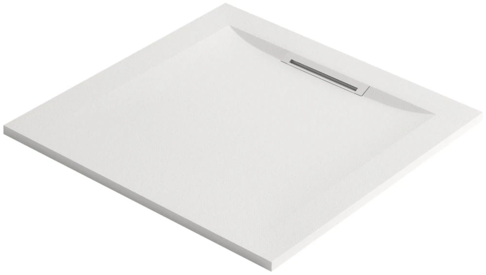 Mira Flight Level Safe Square Shower Tray White 800 X 800 X 25mm