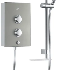 Mira Decor Warm Silver 9.5kW Manual Electric Shower