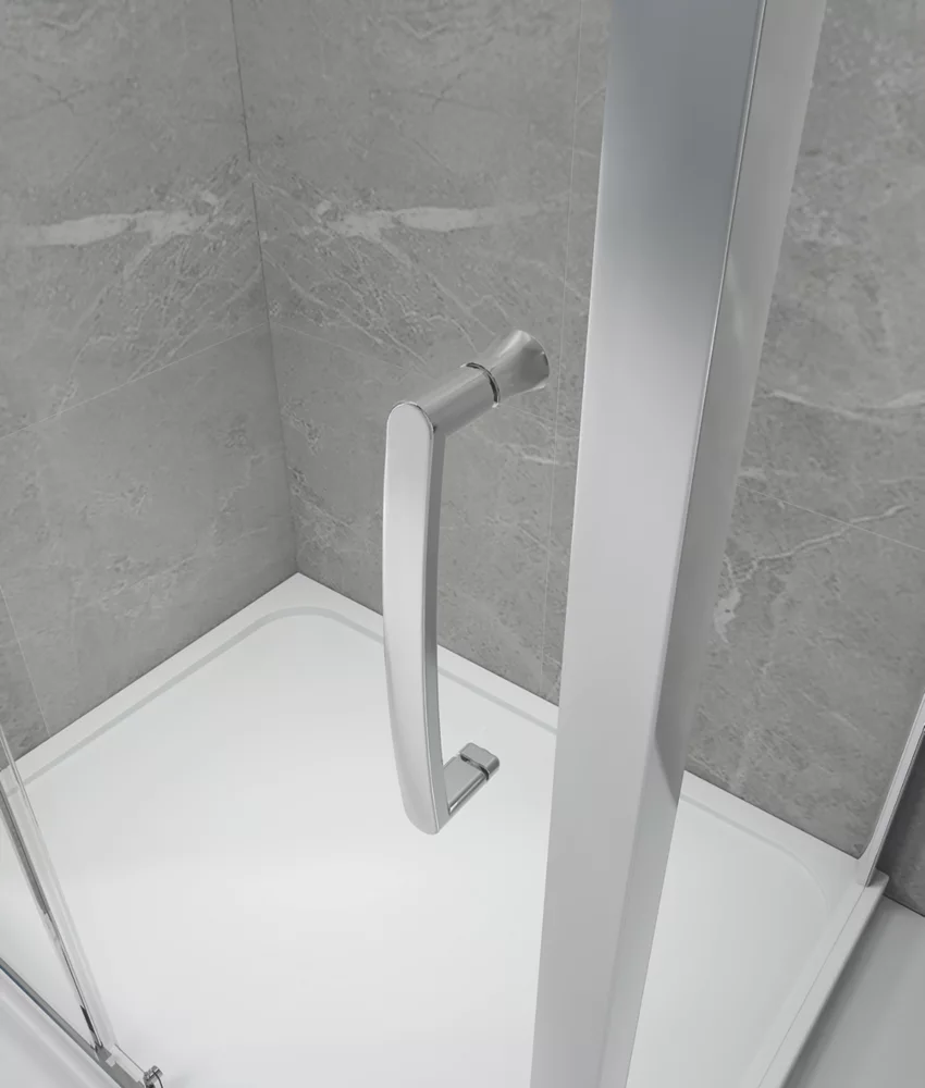 Triton Neo Eight Framed Quadrant Sliding Shower Door Chrome 1200 X 1900mm 2 Triton Neo Eight Framed Quadrant Sliding Shower Door Chrome 1200 X 1900mm - Image 2