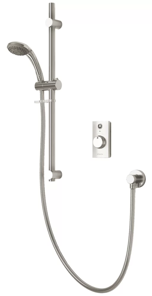 Aqualisa Visage Gravity-Pumped Rear-Fed Single Outlet Chrome Thermostatic Digital Shower