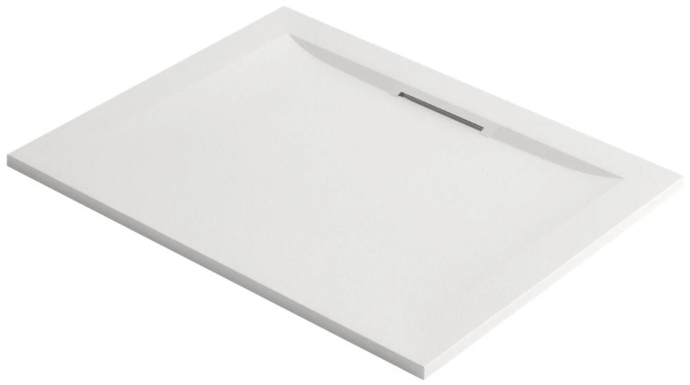 Mira Flight Level Safe Rectangular Shower Tray White 1000 X 800 X 25mm 1 Mira Flight Level Safe Rectangular Shower Tray White 1000 X 800 X 25mm