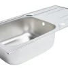 Essentials 1 Bowl Stainless Steel Kitchen Sink & Drainer 1000 X 500mm