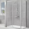 Triton Neo Eight Framed Rectangular Sliding Shower Door Chrome 1400 X 1900mm