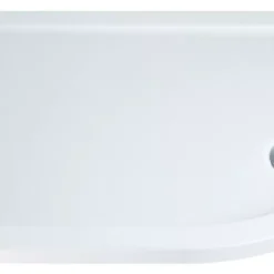 Essentials Offset Quadrant Shower Tray With Waste Right-Hand White 900 X 760 X 40mm