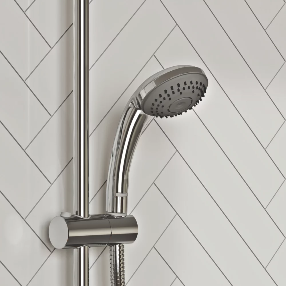 Aqualisa Visage HP/Combi Rear-Fed Single Outlet Chrome Thermostatic Digital Shower - Image 4