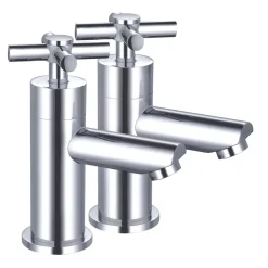 ETAL Oban Bathroom Basin Taps Polished Chrome