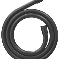 Swirl Shower Hose Matt Black 10mm X 1.75m