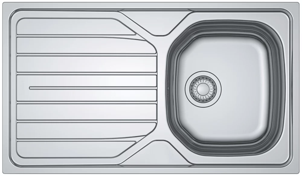 Franke Reno / Danube 1 Bowl Stainless Steel Inset Sink & Mixer Tap 860 X 500mm - Image 2