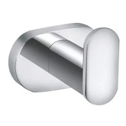 Aqualux Sandown Single Robe Hook Chrome
