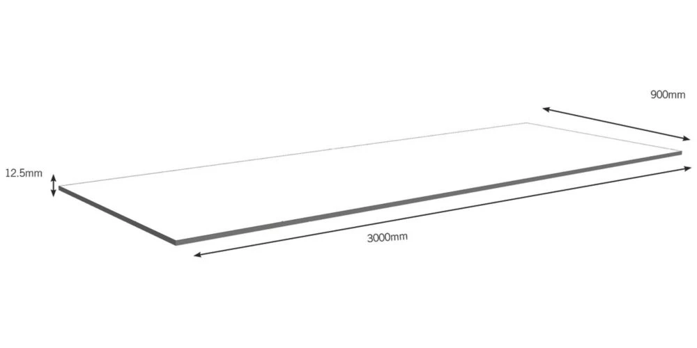 Zenith Marmo Bianco Breakfast Bar 3000 X 900 X 12.5mm 4 Zenith Marmo Bianco Breakfast Bar 3000 X 900 X 12.5mm - Image 4