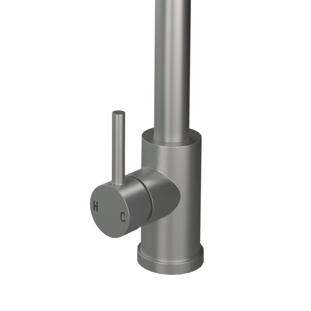 ETAL Windsor Multi-Use Spray Mixer Tap Brushed Steel - Image 2