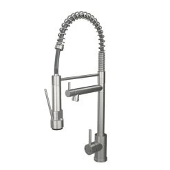 ETAL Windsor Multi-Use Spray Mixer Tap Brushed Steel