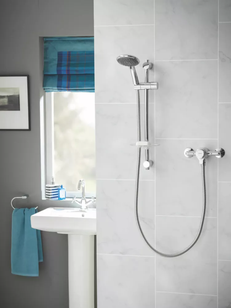 Triton Leona Rear-Fed Exposed Chrome Thermostatic Mixer Shower - Image 3