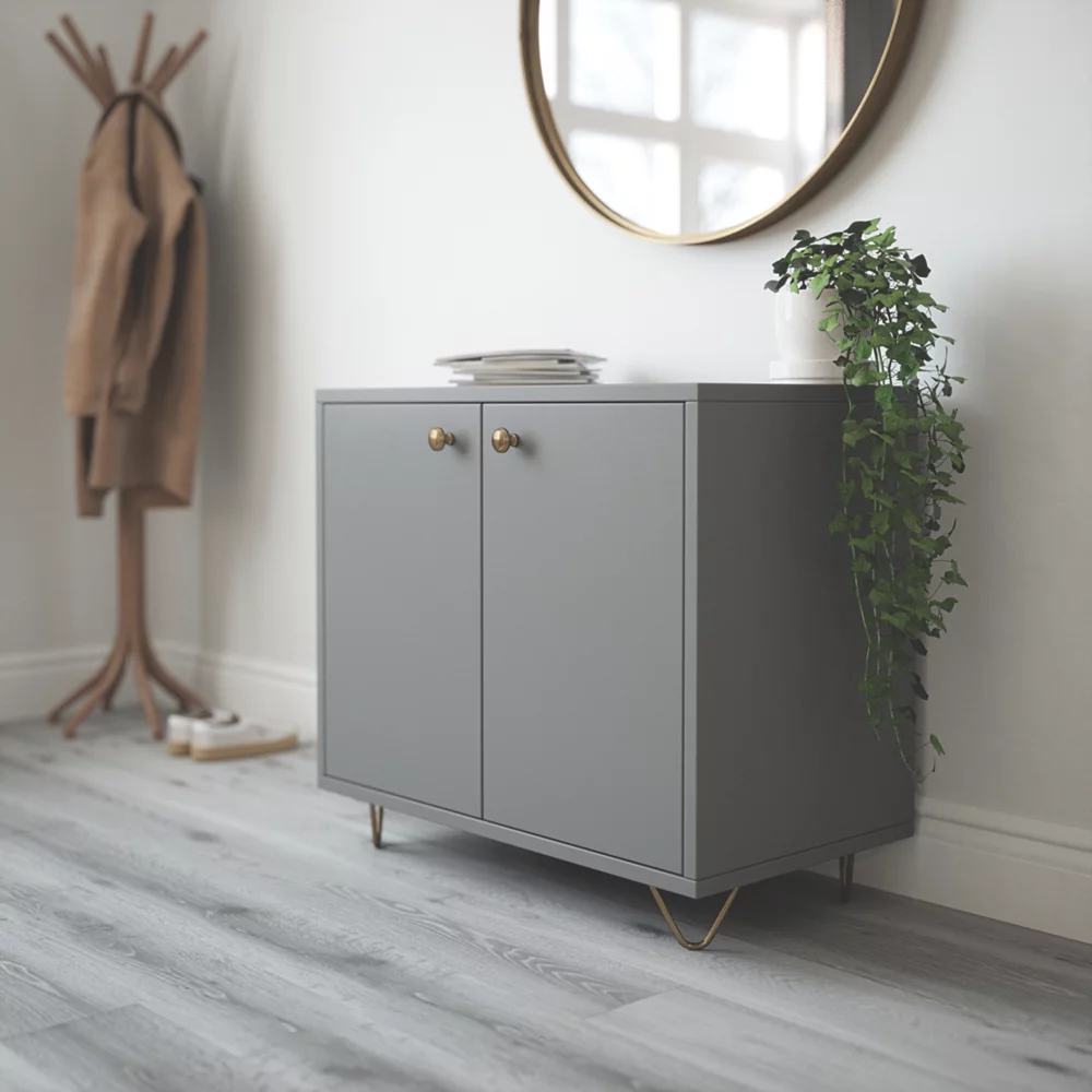 Rothley 2-Pin Hairpin Worktop Leg Antique Brass 100mm - Image 2