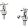 Swirl Bathroom Basin Taps Chrome