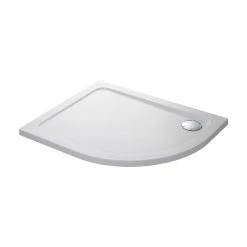 Mira Flight Low Offset Quadrant Shower Tray LH White 1000 X 800 X 40mm