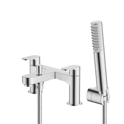 Swirl Sheppey Deck-Mounted Dual-Lever Bath Shower Mixer