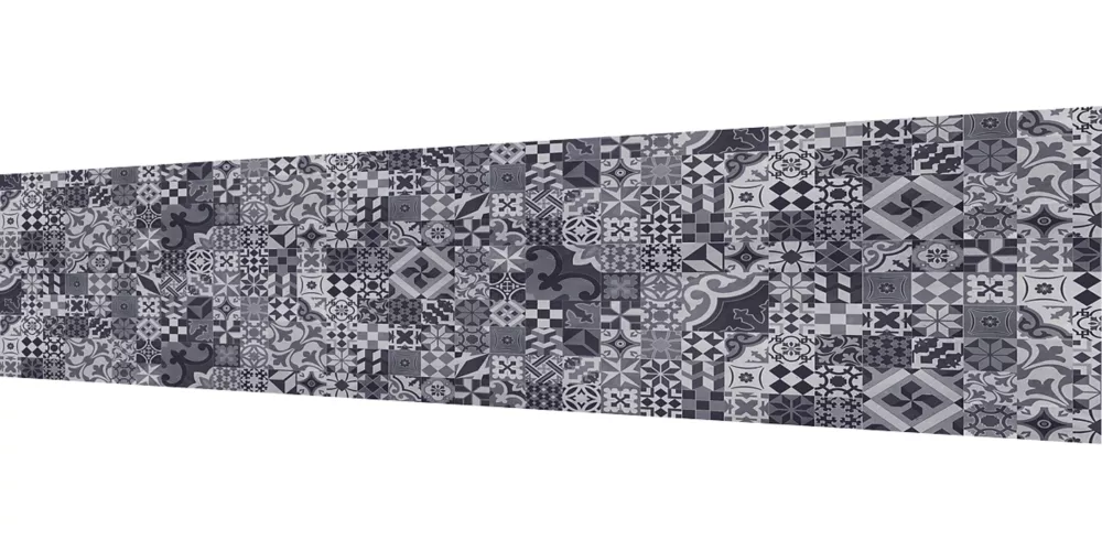 Splashwall Grey / White / Black Alloy Splashback 2440 X 750 X 4mm