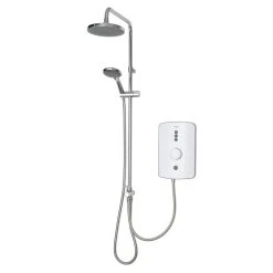 Triton Amala DuElec White 9.5kW Electric Shower With Diverter