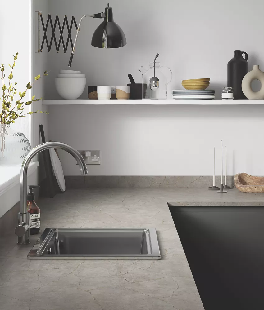 Wilsonart Minos Stone Worktop 3000 X 610 X 22mm - Image 3