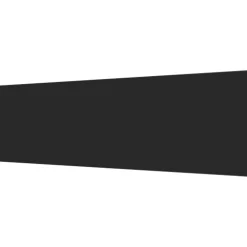 Splashwall Jet Black Acrylic Gloss Splashback 2440 X 600 X 4mm