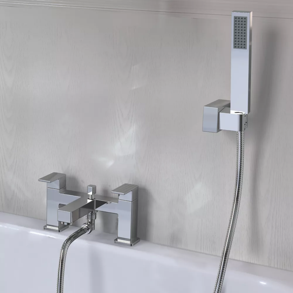 Swirl Carna Deck-Mounted Bath Shower Mixer - Image 5