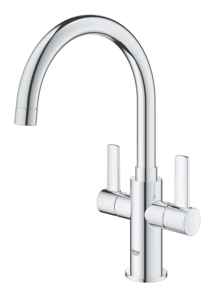 Grohe Start Twin Lever Mono Mixer Chrome