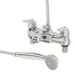 Swirl Deck-Mounted Bath Shower Mixer